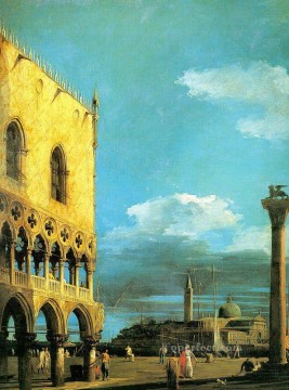 Artworks by 350 Famous Artists Painting - the piazzet looking south 1727 Canaletto